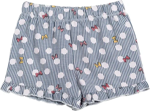 Vista 66 de Disney Minnie Mouse - Conjunto de camiseta floral arcoíris y pantalones cortos de cambray, tallas de bebé a niño grande (12 meses - 14-16)