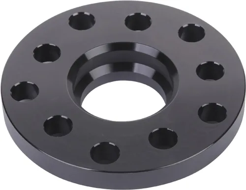 Vista 5 de 4 espaciadores de rueda centrados de aluminio forjado de 0.591 in 5 x 100 5 x 112 con 20 pernos de 1.575 in de largo compatibles con Audi TT A3 A4