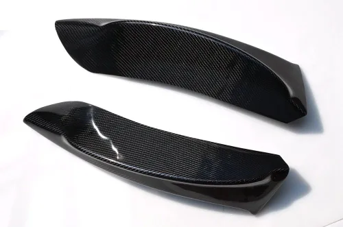 Vista 2 de Alerón de labio delantero de fibra de carbono, 2 unidades, compatible con BMW Z4 E89 2009-2016