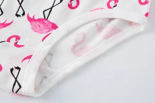 Vista 5 de KikizYe Bragas de algodón suave para niñas pequeñas y grandes, ropa interior surtida