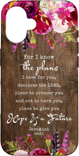 Vista 32 de for I Know The Plans I Have for You - Funda cristiana para iPhone 17 de Jeremías 29:11