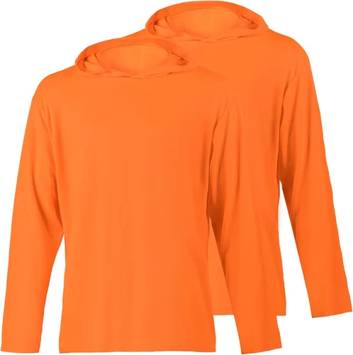 Vista 13 de ProtectX Sudadera ligera de manga larga con protección solar de alta visibilidad, UPF 50+ de secado rápido, camisa SPF UV, ropa activa