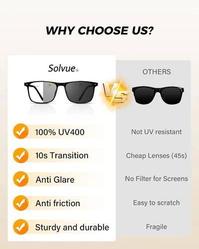 Vista 6 de Gafas de sol polarizadas para conducir, lentes de protección UV400, gafas de sol con marco cuadrado