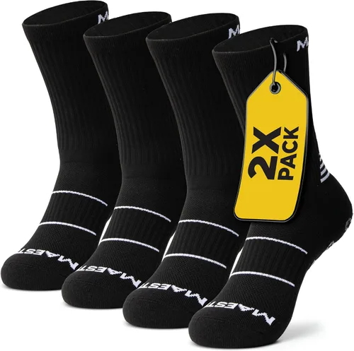 Vista 23 de Maestro - Calcetines de agarre de fútbol para hombres y mujeres con almohadillas antideslizantes, ideales para fútbol, baloncesto y deportes