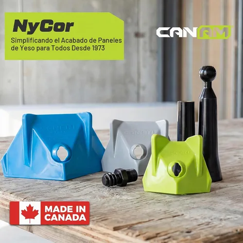 Vista 8 de CanAm Tools NyCor - Acabadores de esquina para paneles de yeso (verde, 2.5 pulgadas)