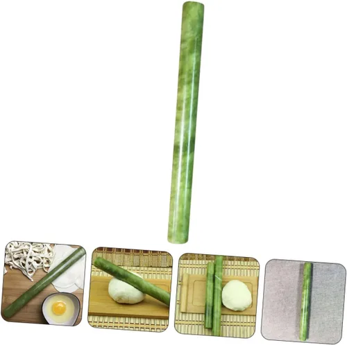 Vista 7 de UPKOCH Rodillo para rodillo, rodillo de jade, rodillo de bolas de masa de madera, masa de pastelería, rodillo de madera para hacer gomitas