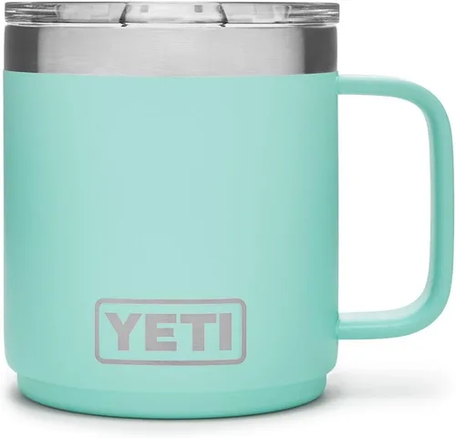 Vista 19 de YETI Rambler - Taza apilable de 10 onzas, aislada al vacío, acero inoxidable con tapa MagSlider, acero inoxidable