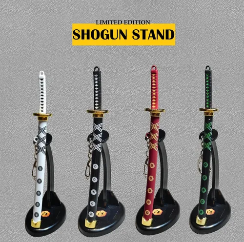 Vista 2 de 5.7-Inch Mini Katana Letter Opener Soporte vertical negro