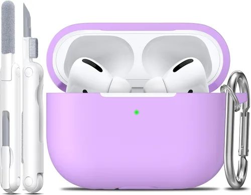 Vista 31 de R-fun for AirPods 2nd/1st Case Silicone Cover, Banana Violet Violeta plátano