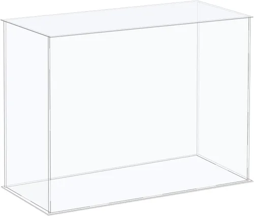 Vista 19 de MECCANIXITY Vitrina de acrílico Caja de plástico Caja de almacenamiento de cubo transparente Ensamble escaparate de 14.1 x 12.2 x 10.2 pulgadas