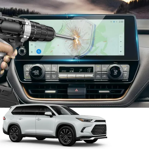 Vista 40 de YEE PIN Protector de pantalla para 2014-2019 4Runner Entune 6.1 pulgadas/2013 BRZ, protector de pantalla táctil de cristal templado para navegación