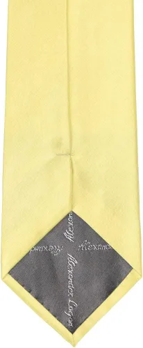 Vista 330 de tiemart Corbata de color sólido para hombre Longitud estándar
