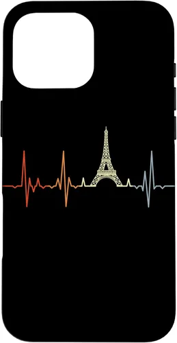 Vista 19 de My Heart Beats For Paris France Eiffel Tower Case for iPhone 16