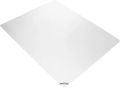 Vista 6 de Marvelux Tapete antideslizante para silla para suelos duros, 29 x 46 pulgadas, protector de piso de madera dura de oficina blanco duradero