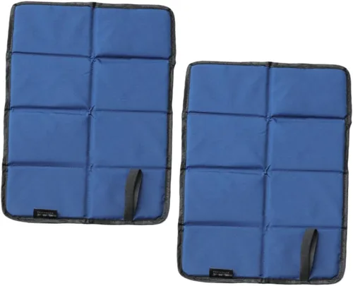Vista 3 de Kisangel 4 alfombrillas plegables para asiento de pícnic, para exteriores, ligeras y lavables, para acampar, parques, playas y viajes familiares