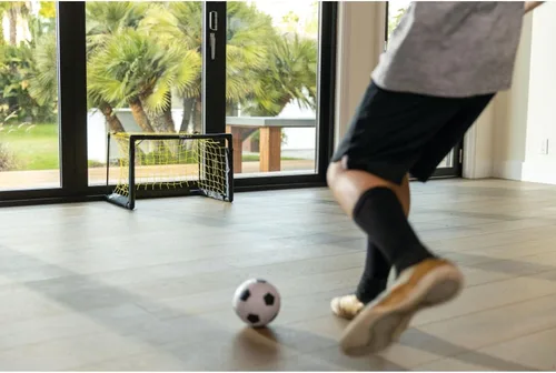 Vista 3 de SKLZ Mini portería profesional, incluye bola suave de 5 pulgadas, marco fácil de montar