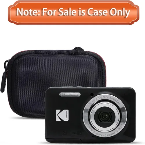 Vista 8 de LTGEM - Funda compatible con cámara digital Kodak PIXPRO Friendly Zoom FZ55 de 16 MP, color negro