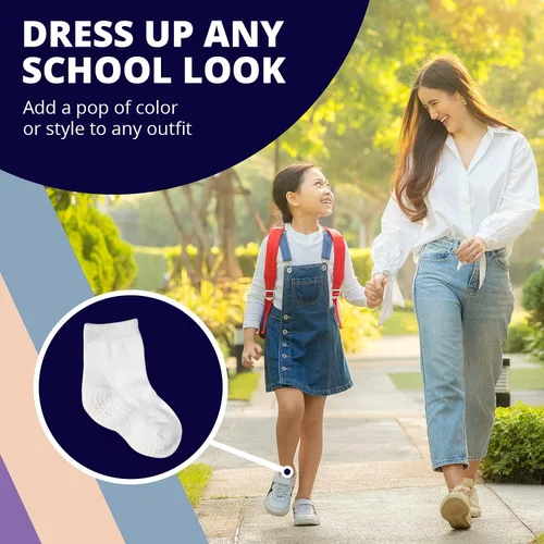 Vista 6 de LA ACTIVE Calcetines de tobillo antideslizantes para niños y niñas para bebés y niños pequeños