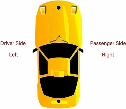 Vista 7 de ReYee - Espejo de cristal lateral izquierdo para Mini Cooper 2014-2022 2016-2018 Clubman 2017 Countryman Espejo Reemplazo de vidrio sin placa