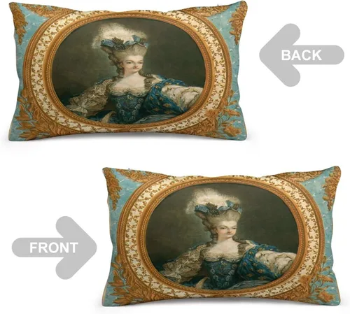 Vista 3 de Funda de almohada cuadrada y acogedora para decoración del hogar, para sala de estar, sofá, coche, 12 x 20 pulgadas