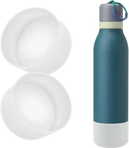 Vista 13 de 2 botas de silicona compatibles con Owala FreeSip Twist de 24 onzas Brisa helada