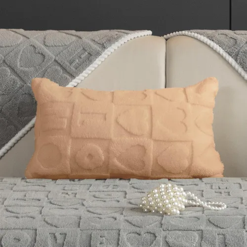 Vista 10 de vctops Funda suave de piel sintética con patrón de amor 3D para sofá, funda antideslizante para sofá seccional, protector de muebles