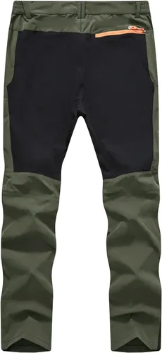 Vista 2 de TBMPOY Pantalones cargo de senderismo para hombre, ligeros, impermeables, de secado rápido, pantalones de montaña, pesca, camping