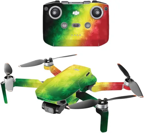 Vista 7 de MightySkins Compatible con DJI Mini 2 Dron portátil – Nubes de caramelo Funda protectora de vinilo duradera y única Fácil de aplicar, quitar