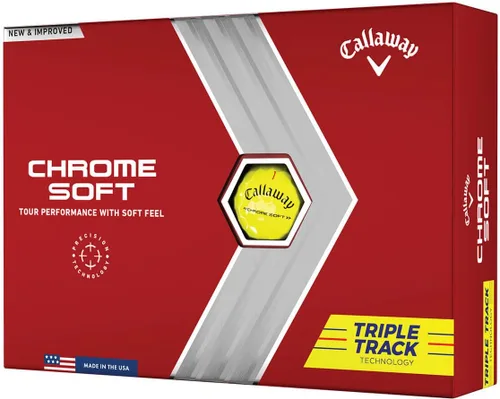 Vista 9 de Callaway Pelotas de golf suaves cromadas 2022 (True Track (rojo/azul)