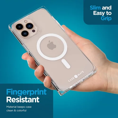 Vista 3 de Case-Mate BLOX - Funda para iPhone 13 Pro, transparente [protección contra caídas de 10 pies] [compatible con MagSafe] Funda magnética para iPhone