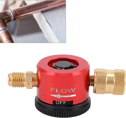 Vista 6 de Herramienta de purga de nitrógeno con dial rápido de 3 puntos, funcionamiento suave, constante, para regulador de nitrógeno HVAC, presión de 50 PSI