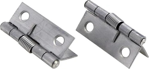 Vista 5 de MY MIRONEY Paquete de 10 bisagras de resorte de cierre automático de 1.5 pulgadas, bisagras de resorte con tornillos, accesorios de bricolaje
