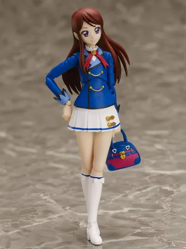 Vista 2 de Bandai Hobby S.H. Figuarts Ran Shibuki - Figura de acción "Aikatsu", versión de uniforme de invierno