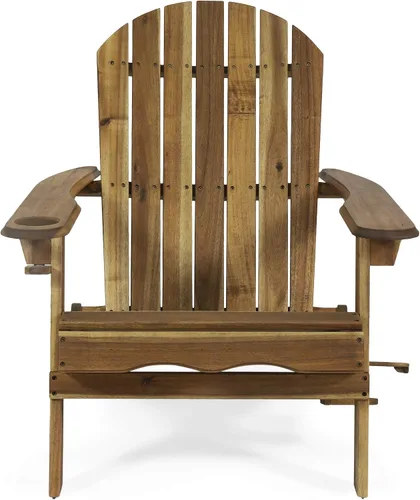 Vista 13 de Christopher Knight Home Christine - Silla plegable Adirondack de madera de acacia para exteriores, color gris oscuro