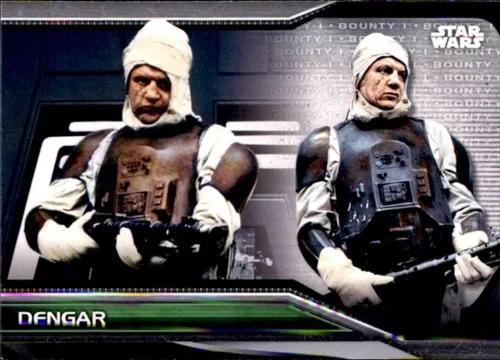 Vista 2 de Topps Star Wars Bounty Hunters 2021 #BI-80 Dengar - The Empire Strikes Back Tarjeta no deportiva