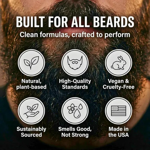 Vista 5 de Detroit Grooming Co. Aceite para barba 313 Fórmula natural, 1 oz