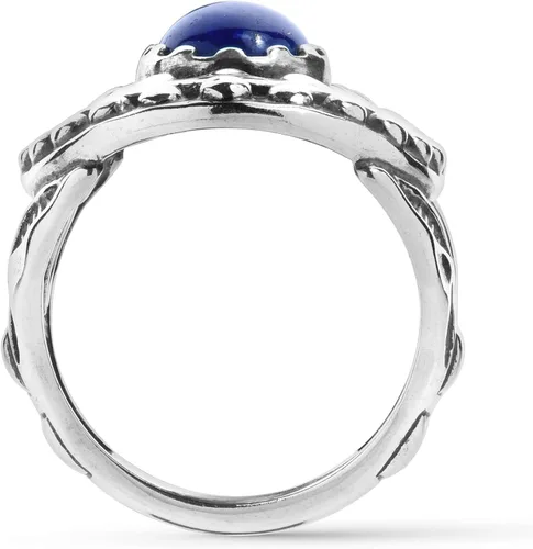 Vista 6 de Anillo de protección con forma de estrella de Estados Unidos West Sterling Choice of Colors Sunburst de tamaño 5 a 10, Metal Metal Piedra preciosa