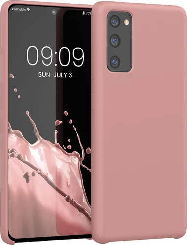 Vista 177 de kwmobile Funda compatible con Samsung Galaxy S9 - Funda de silicona TPU con acabado suave - Blue Reef
