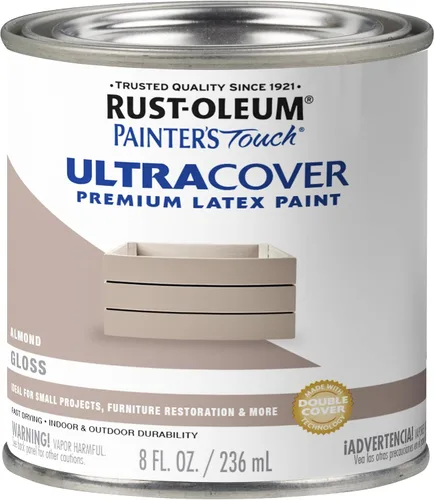 Vista 50 de Rust-Oleum 1976502 Painter's Touch - Pintura de látex, cuarto de galón, negro plano, 32 onzas líquidas, (paquete de 1)