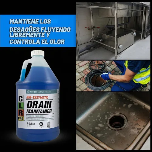 Vista 2 de CLR PRO - Tratamiento comercial de drenaje y trampa de grasa, fórmula