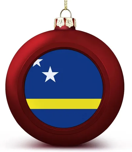 Vista 19 de Adornos de bola de Finlandia, bandera de las naciones, adorno de bola de Navidad, bandera de Finlandia, adornos de plástico para árbol de Navidad
