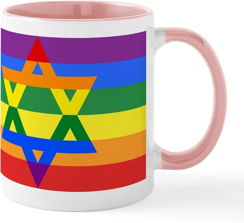Vista 25 de CafePress STAR OF DAVID - Taza de café de cerámica (11.0 fl oz)