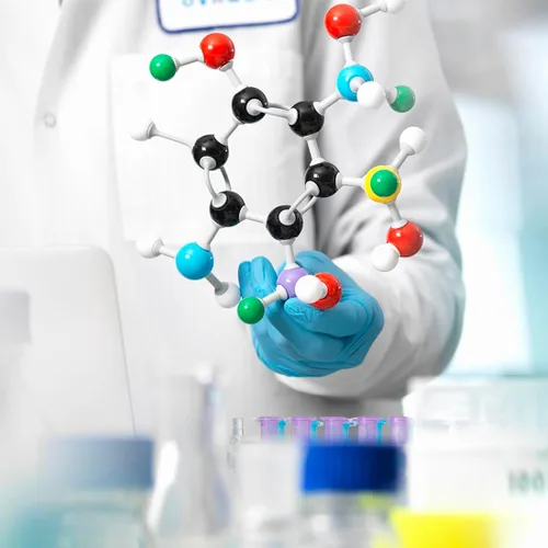 Vista 6 de Kit de modelo molecular de química de 207 piezas, 79 átomos, 18 orbitales de nube de electrones, 110 enlaces de enlaces, molécula de química