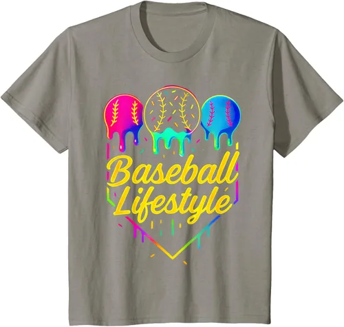 Vista 33 de Baseball Life Style 101 - Camiseta de béisbol para jóvenes