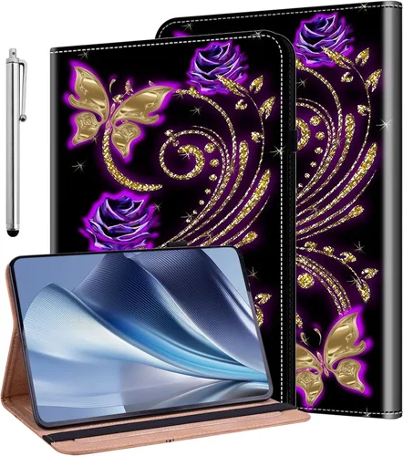 Vista 40 de ALILANG Funda para Samsung Galaxy Tab S5e de 10,5 pulgadas con lápiz capacitivo, a prueba de golpes plegable, negro (black horse)