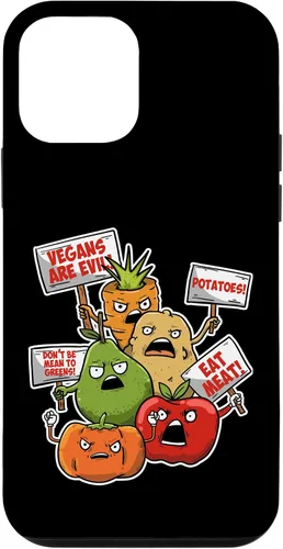 Vista 16 de iPhone 16 Veggie Protest Funny Sayings Vegetable Puns Vegan Jokes Gift Case