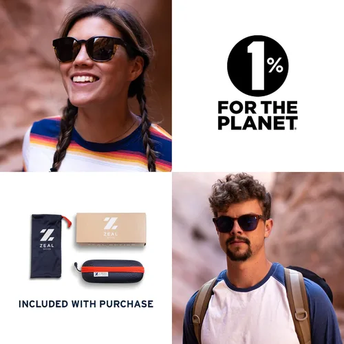 Vista 6 de Zeal Optics Windsor Gafas de sol polarizadas basadas en plantas para hombres y mujeres