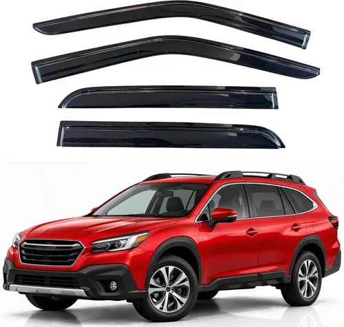 Vista 383 de KPY Moldura deflectora de viento con protección contra la lluvia compatible con Mazda CX-3 2016-2021 (CX3), 4 unidades, para ventana lateral
