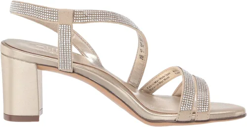 Vista 6 de Naturalizer Sandalias de tacón Vanessa para mujer, Oro