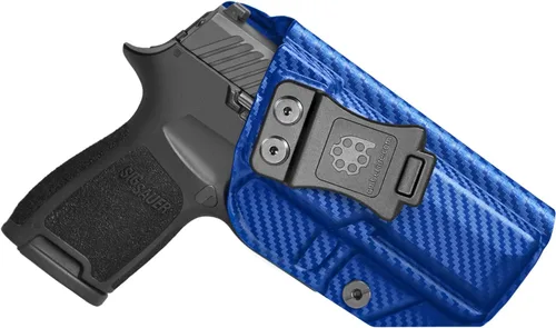 Vista 11 de Amberide IWB Kydex Holster for SIG Sauer P320 Carry/Compact / M18, Concealed Carry, No Optic/No Laser, Adjustable Cant, Secure Retention, Made in
